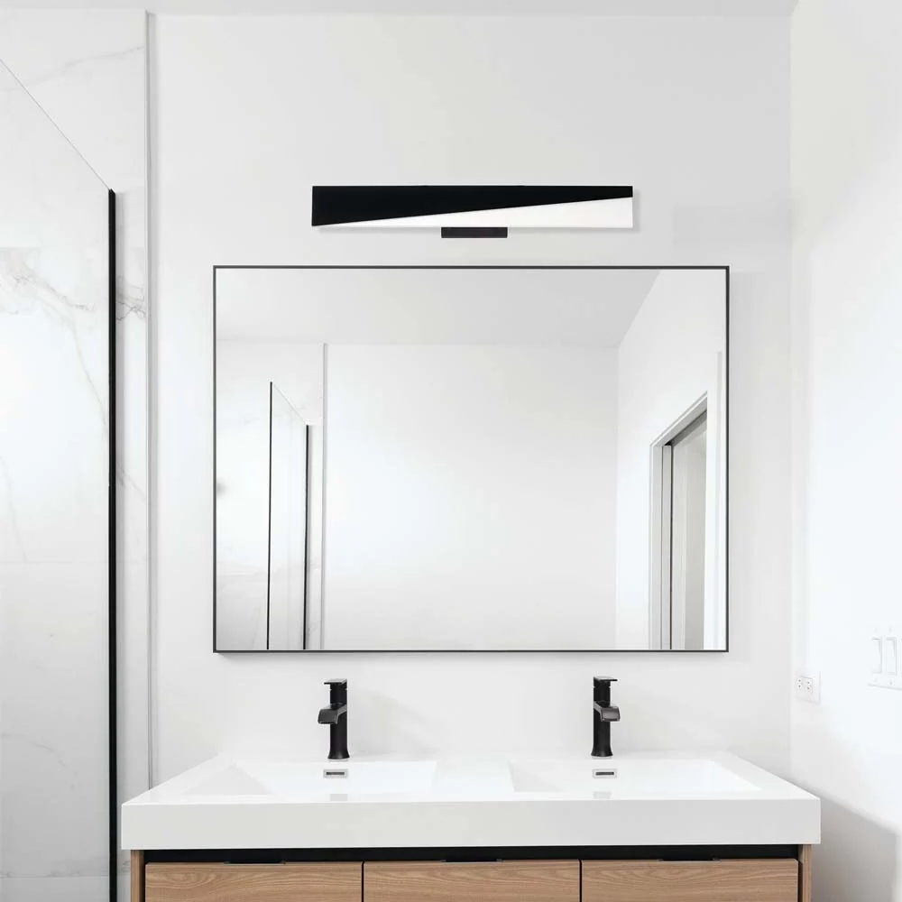 ARBOTANTE LINEAL ALUMINIO NEGRO LED ISIDRO EGLO ***SIN T.E.***