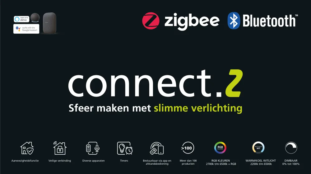 EGLO connect.z smart starterspakket connect.z Starter - 2x e27 rgb led lampen