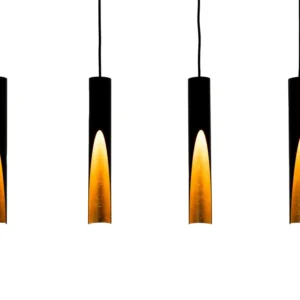 EGLO hanglamp Barbotto - gu10 - zwart, goud