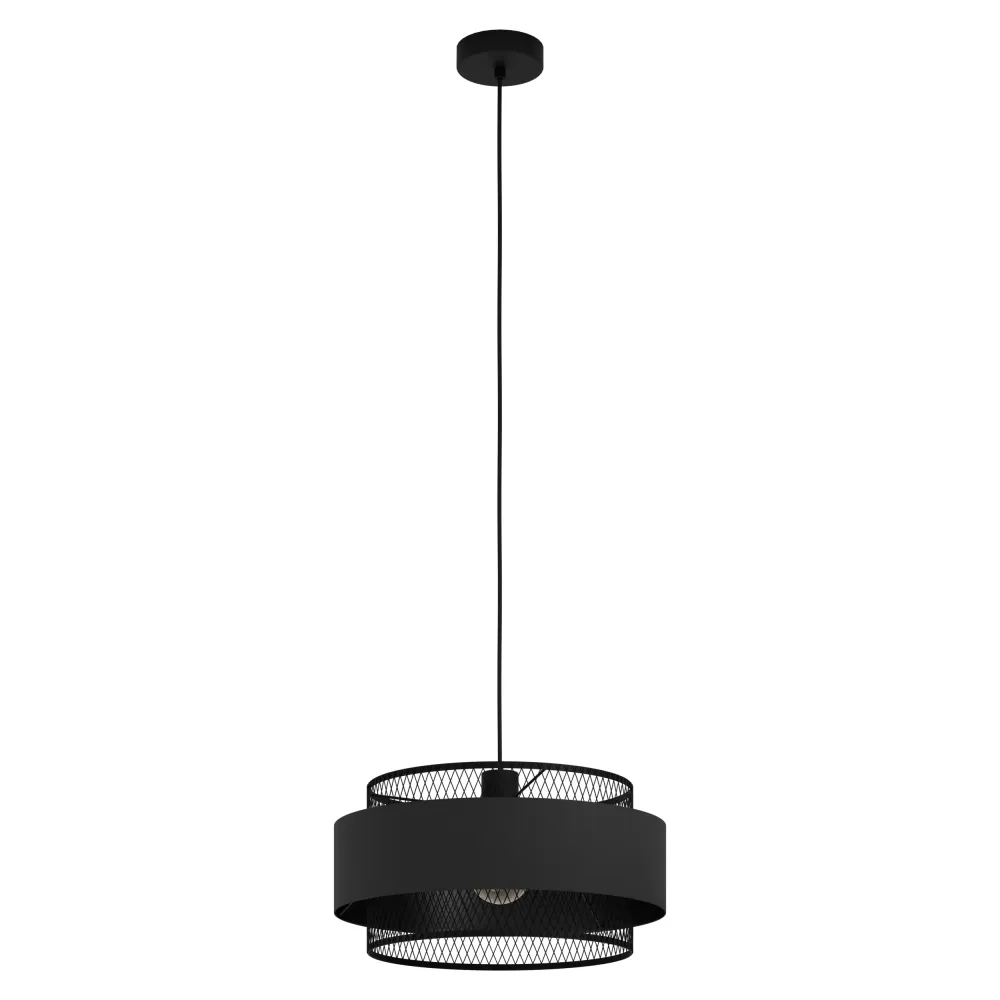 EGLO hanglamp Bazely - e27 - 40 cm - zwart