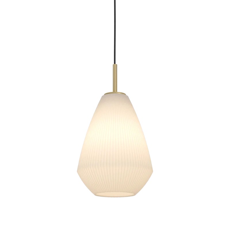 EGLO hanglamp Caprarola - e27 - ø 20 cm - zand/koper - satijn glas