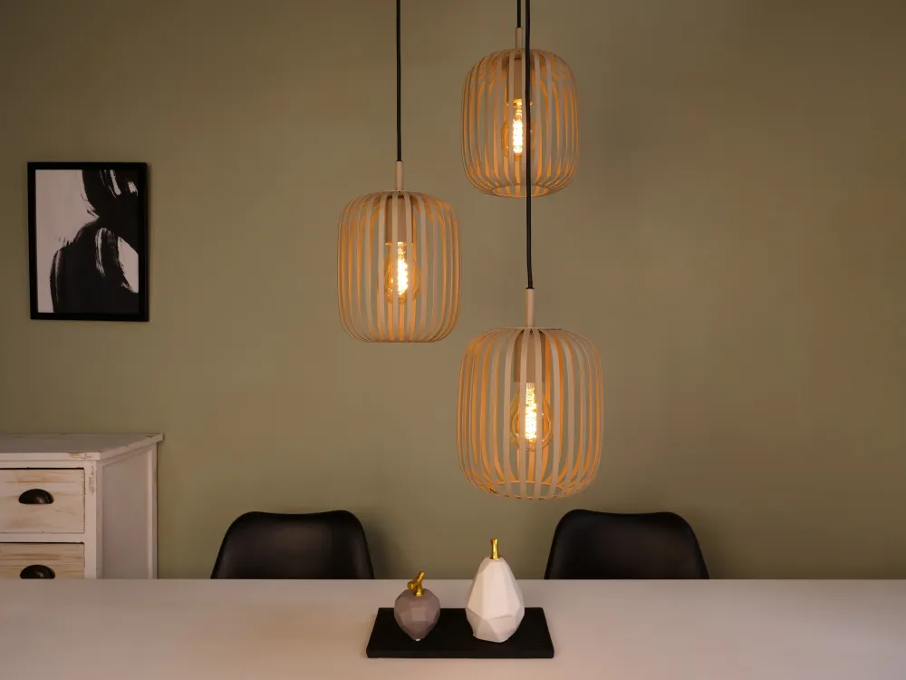 EGLO hanglamp Romazzina - e27 - zandkleur