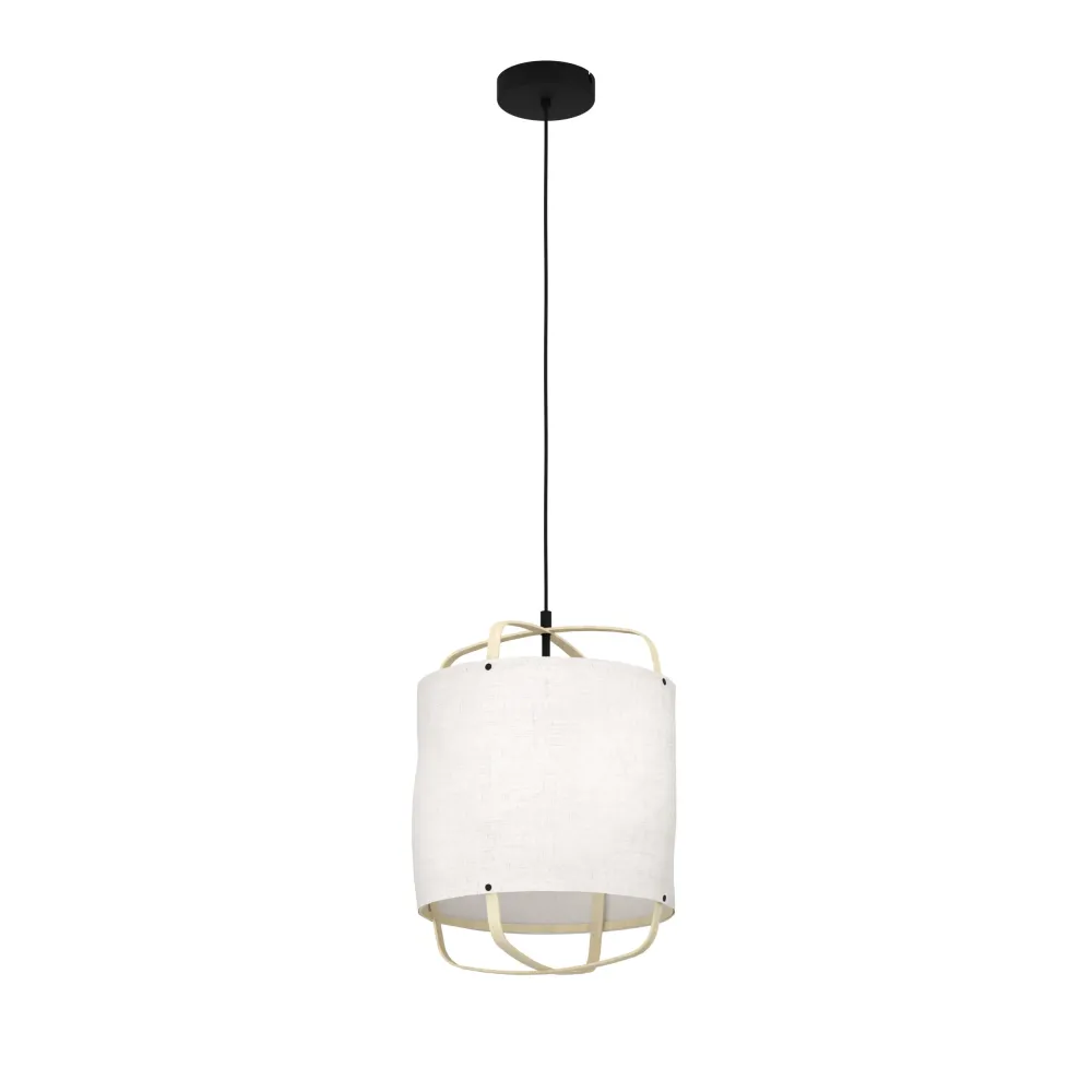 EGLO hanglamp Surfleet - e27 - 33 cm - zwart
