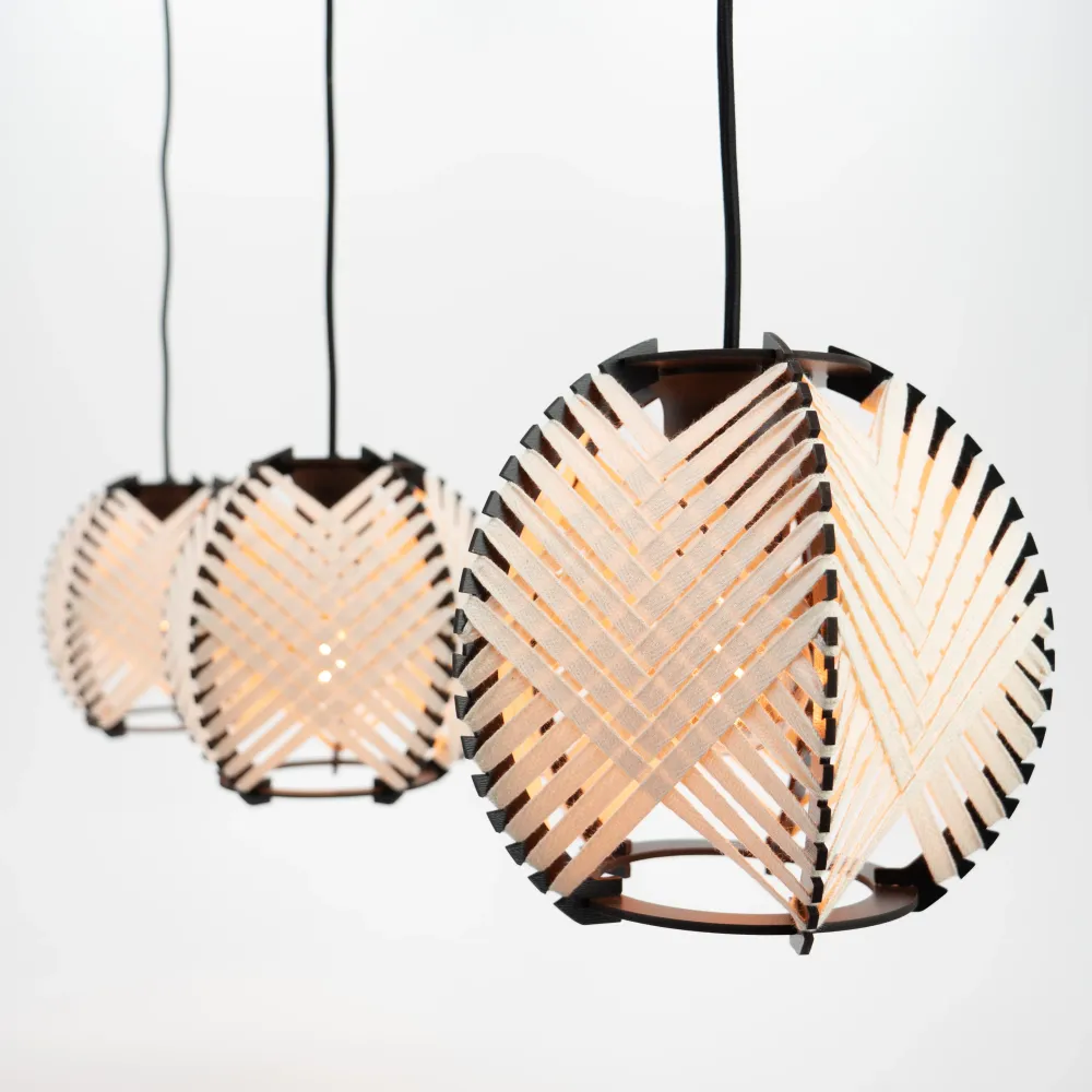 EGLO hanglamp Waverton - e27 - 92 cm - zwart/wit - textiel