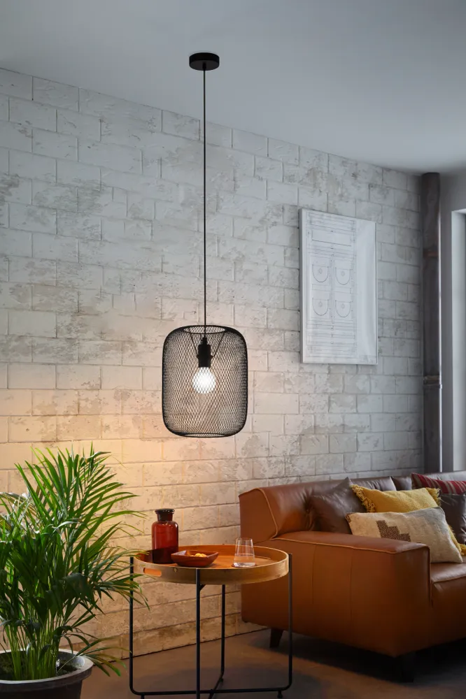 EGLO hanglamp Wrington - e27 - ø 30 cm - zwart