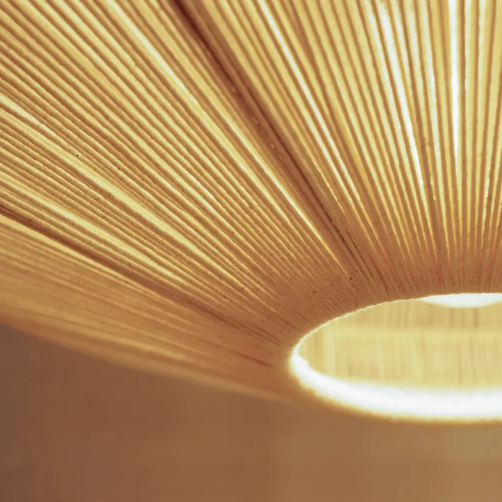 EGLO plafondlamp Midsumer - e27 - ø 38 cm - zwart/crème - textiel