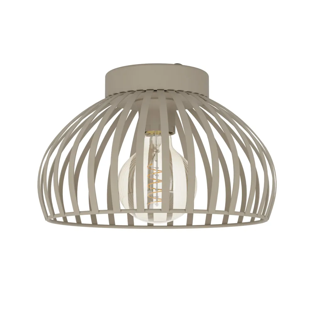 EGLO plafondlamp Mogano 3 - e27 - zandkleur