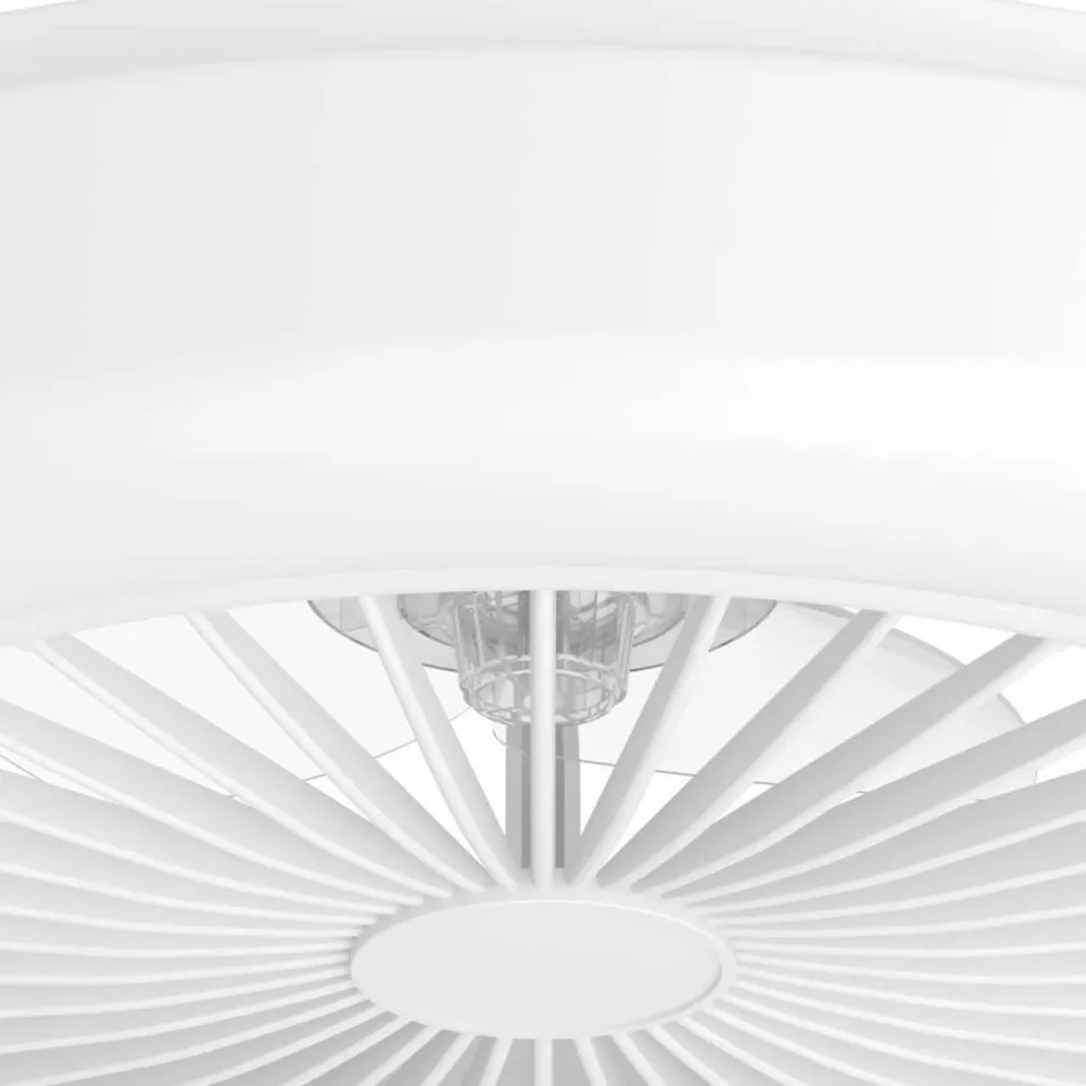 EGLO plafondventilator met lamp Ortona - ø46cm - wit - led dimbaar
