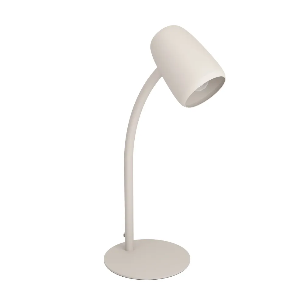 EGLO tafellamp Carlo - 46 cm - zandkleur