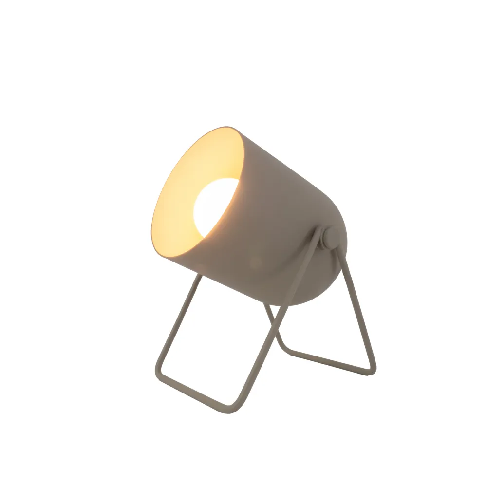 EGLO tafellamp Tilston - 14.5 cm - zandkleur