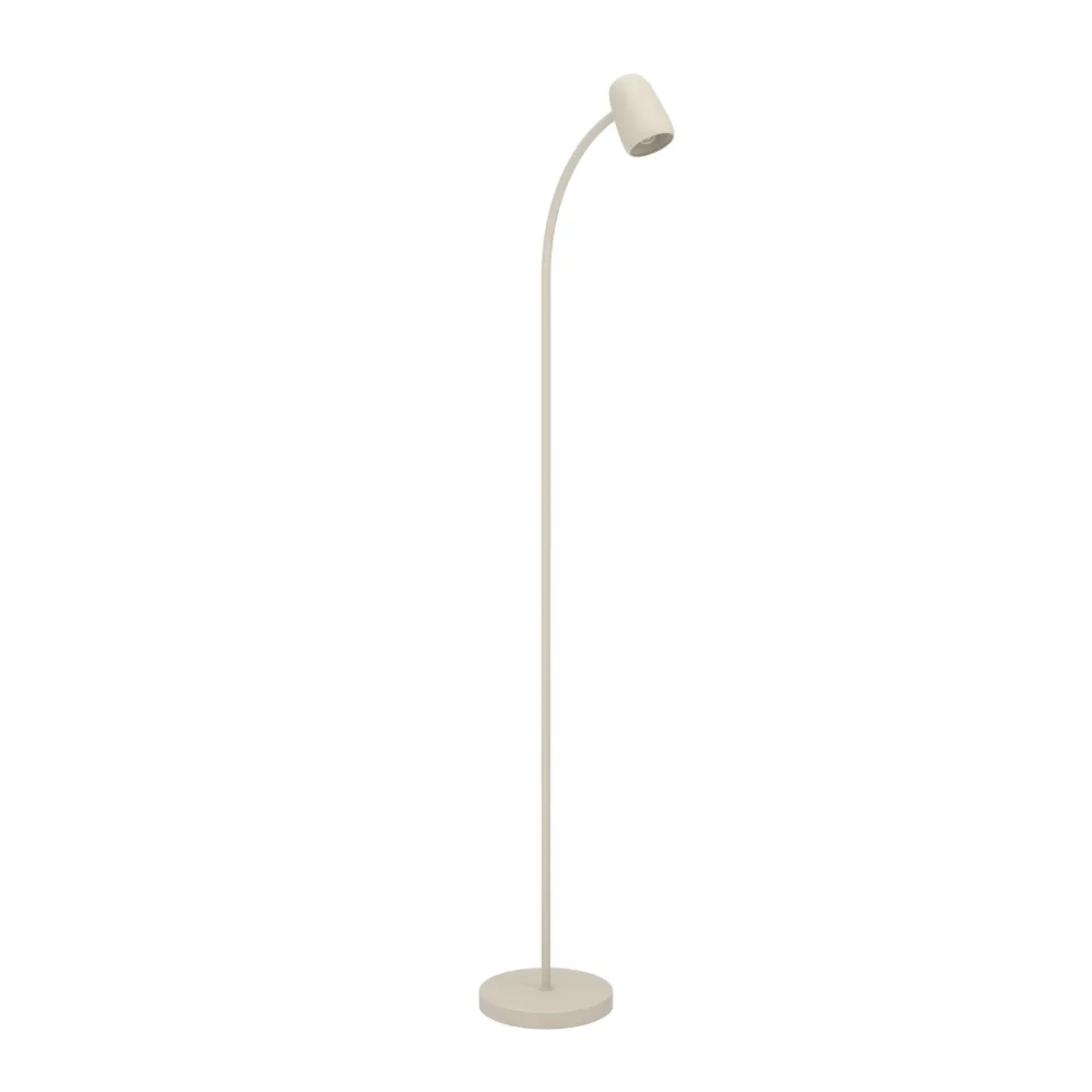 EGLO vloerlamp Carlo - 170 cm - zandkleur