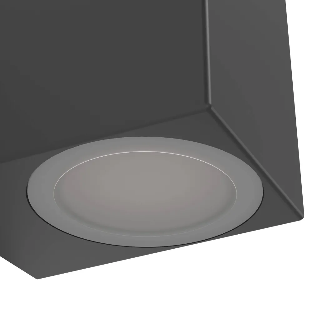 EGLO wandlamp binnen en buiten Jabaga - 15,5 cm - zwart