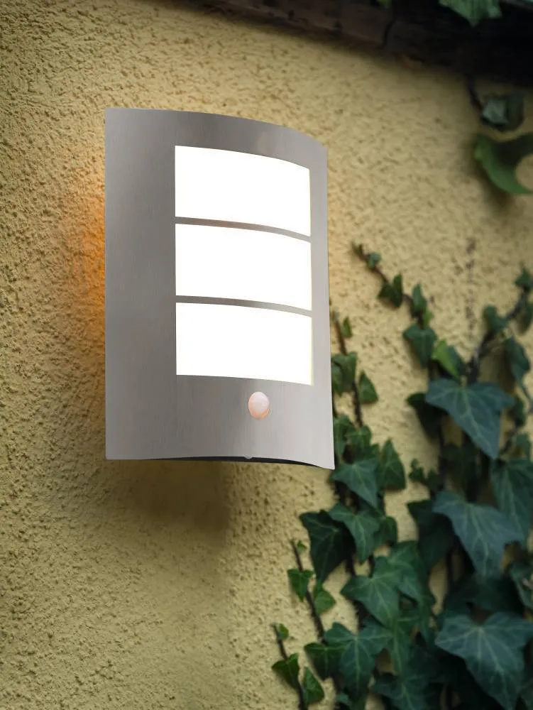 EGLO wandlamp buiten City - e27 - 23.5 cm - rvs