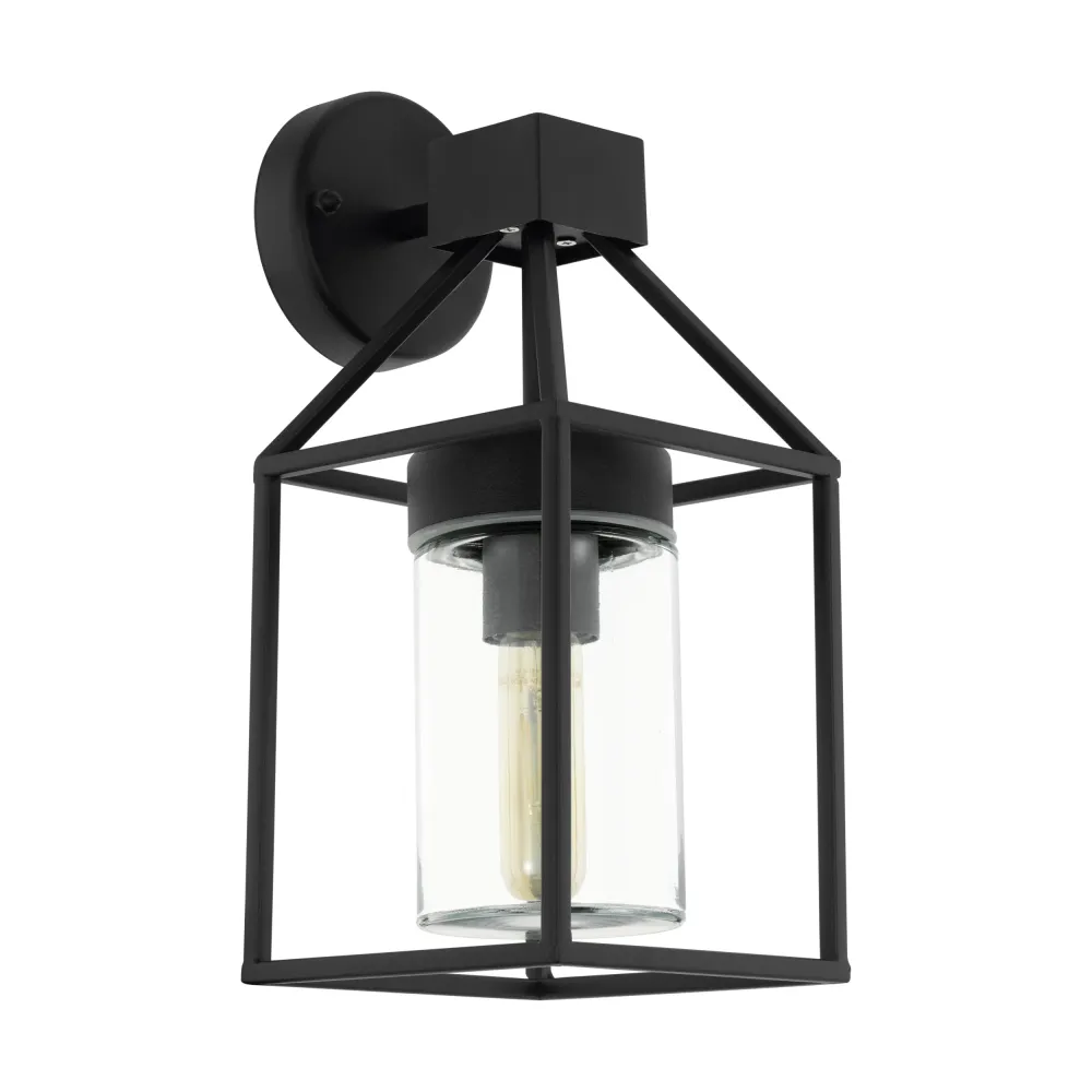 EGLO wandlamp buiten Trecate - e27 - 35,5 cm - zwart