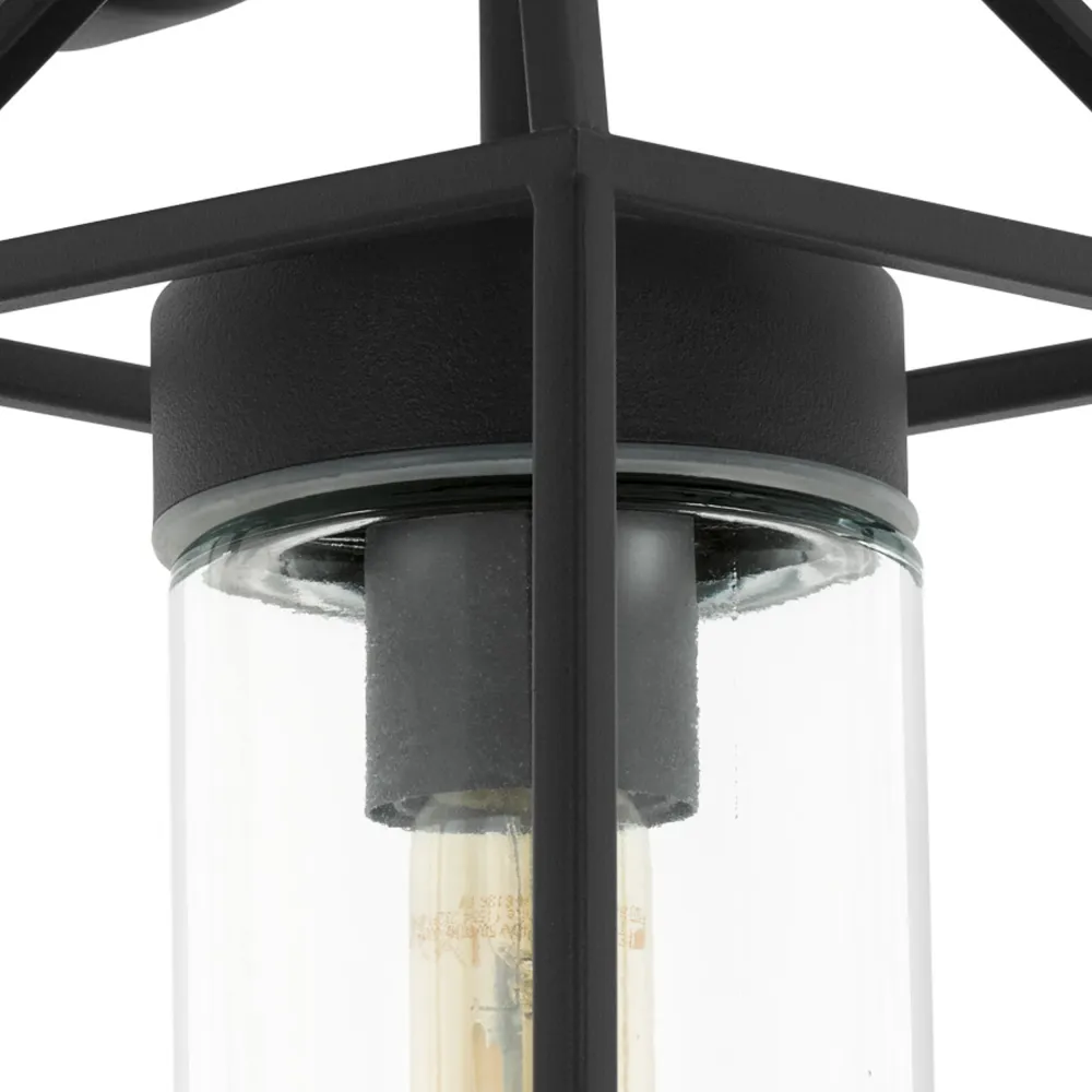 EGLO wandlamp buiten Trecate - e27 - 35,5 cm - zwart