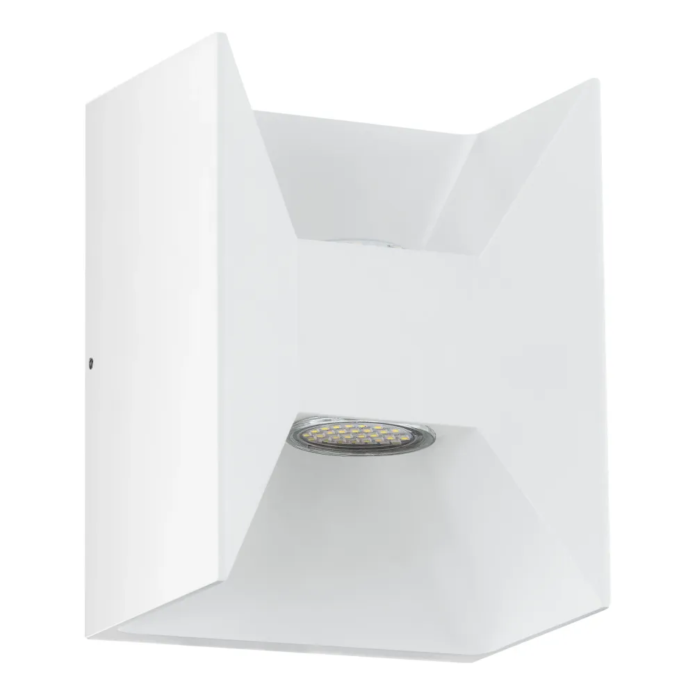 EGLO wandlamp Morino - buitenverlichting - 2 lichts - led - wit