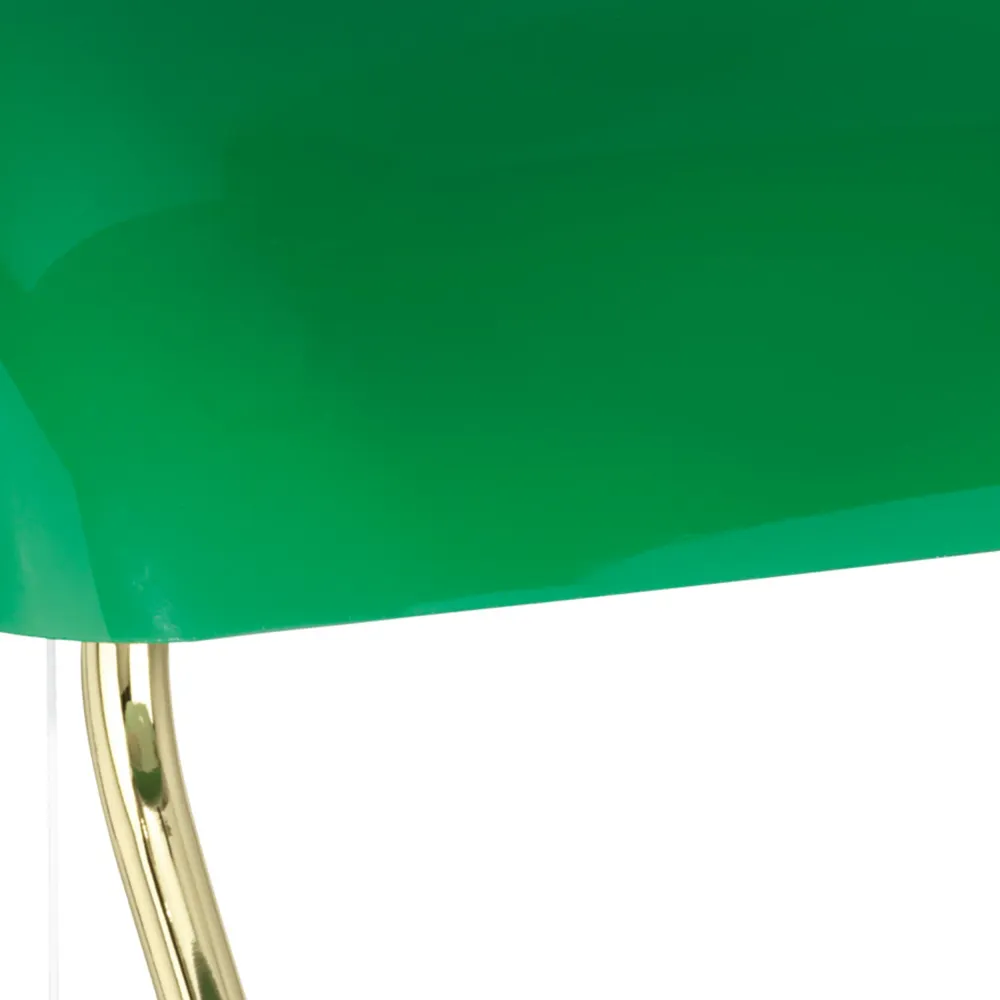 EGLO bureaulamp Banker - tafellamp - e27 - 39 cm - geelkoper/groen