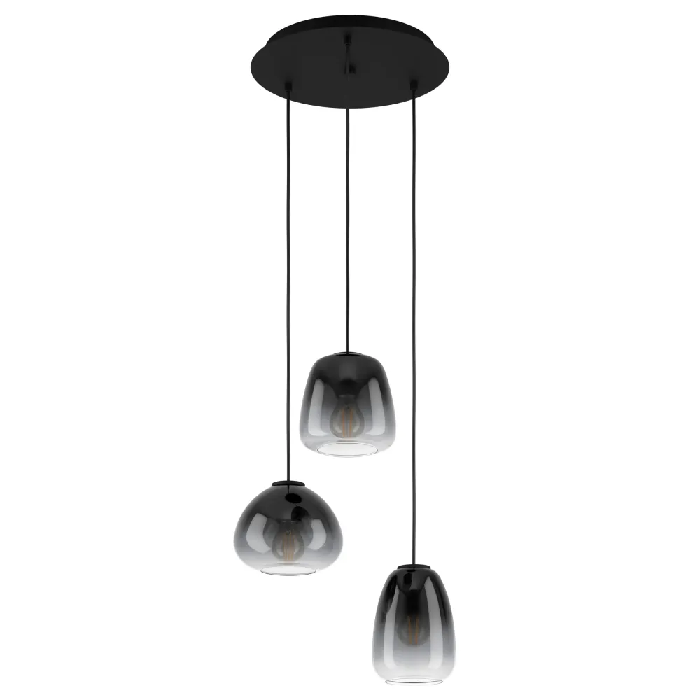 EGLO hanglamp Aguilares - e27 - ø 43 cm - zwart
