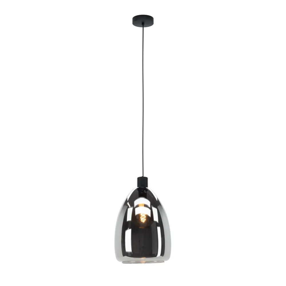 EGLO hanglamp Chelvey - e27 - ø 30 cm - zwart