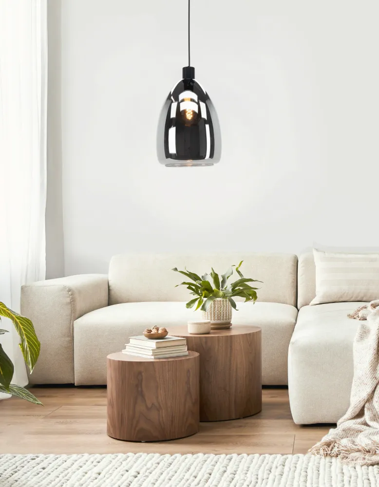 EGLO hanglamp Chelvey - e27 - ø 30 cm - zwart