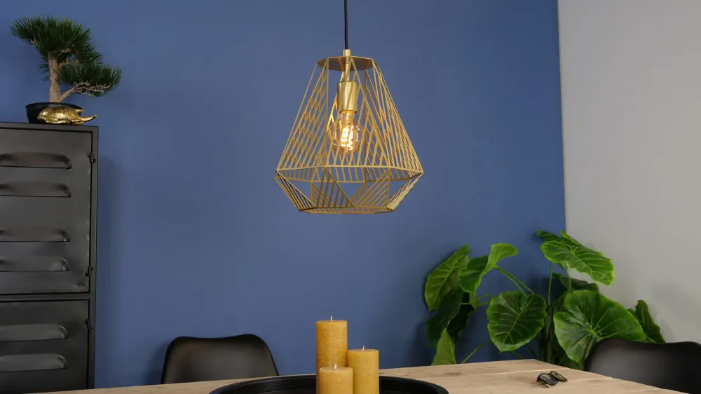 EGLO hanglamp Stype - e27 - ø 33 cm - goud