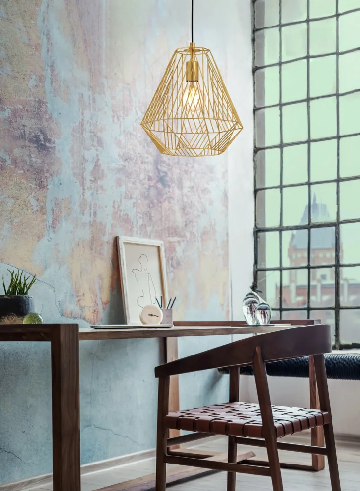 EGLO hanglamp Stype - e27 - ø 33 cm - goud