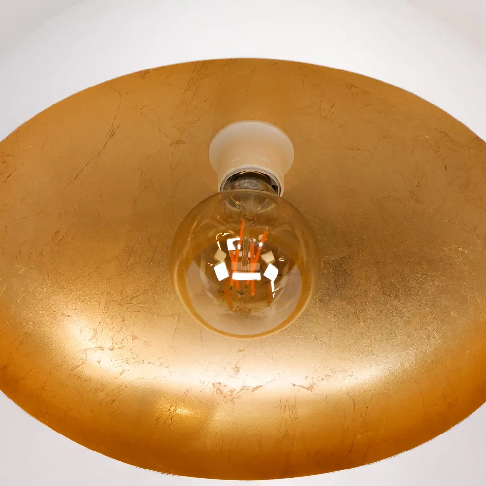 EGLO plafondlamp Mogano - e27 - ø 40 cm - wit/goud
