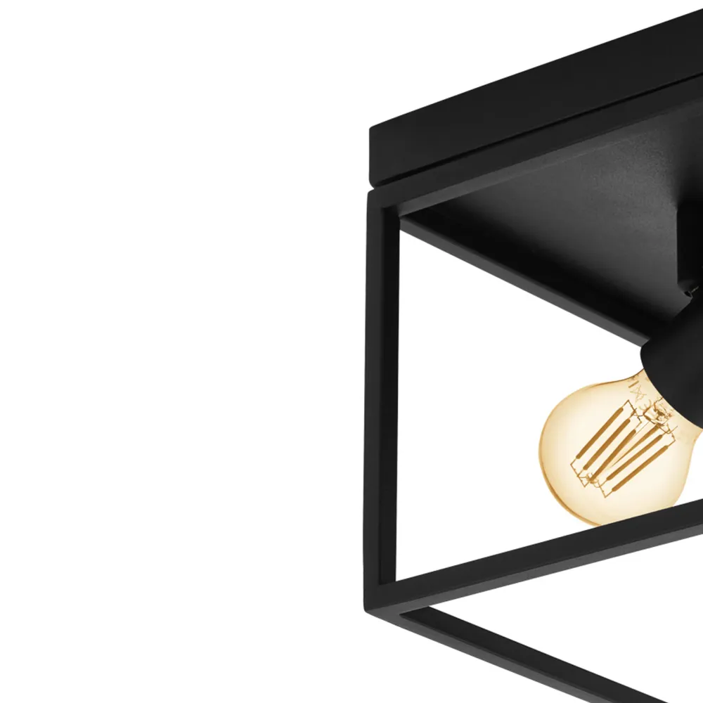 EGLO plafondlamp Silentina - e27 - 36 cm - zwart
