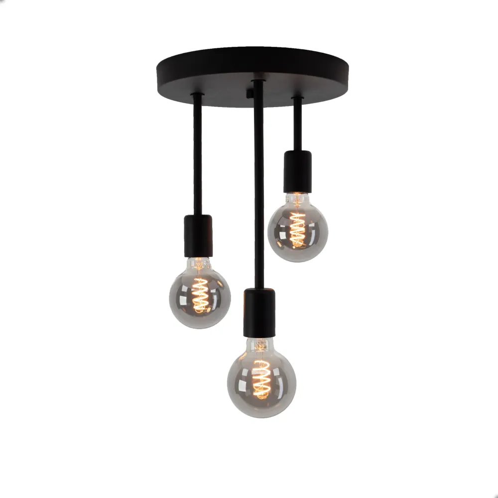 EGLO plafondlamp Wilmcote - e27 - ø 28 cm - zwart