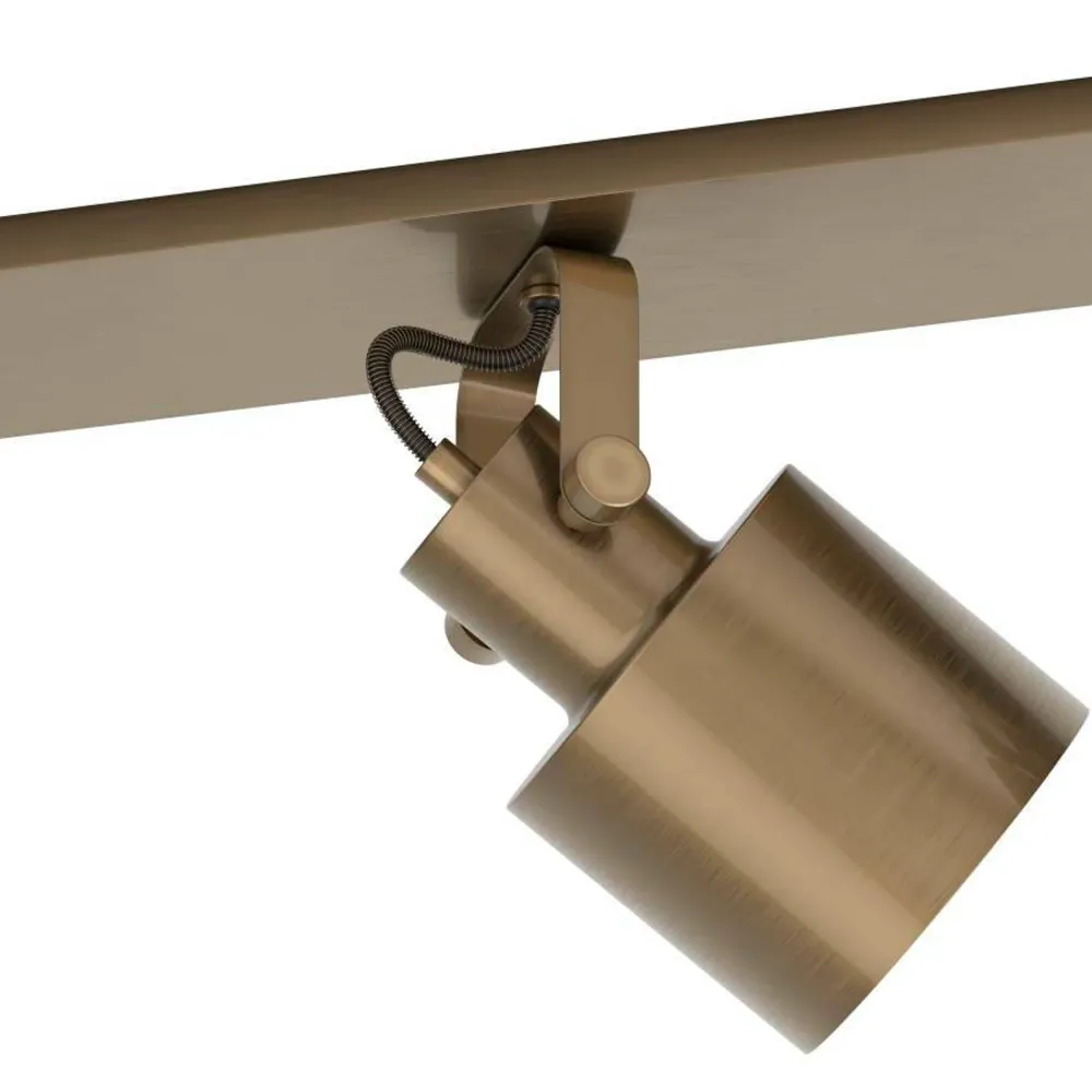 EGLO spot Southery - e27 - 3 lichts - 70 cm - goud/crème