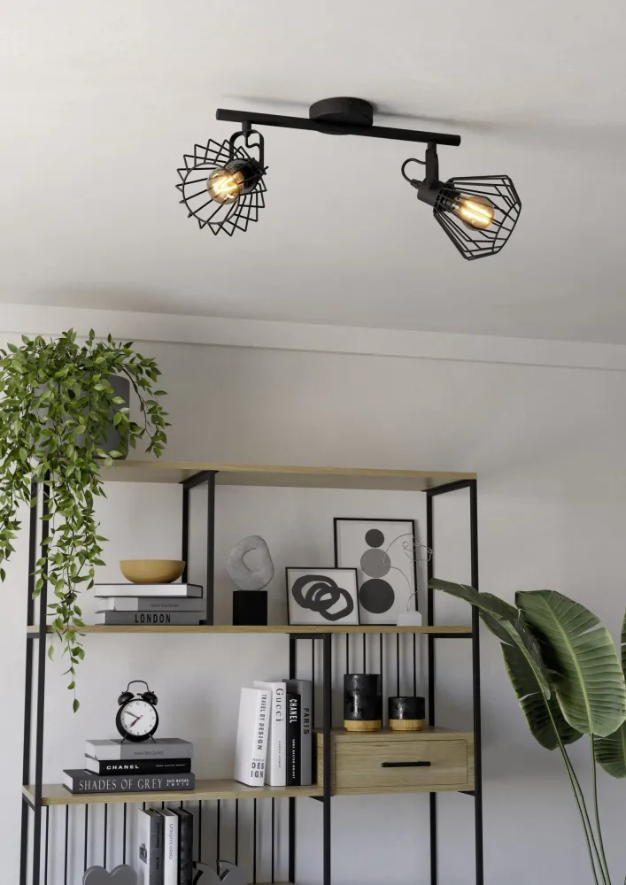 EGLO spot Tabillano - e27 - 44 cm - zwart