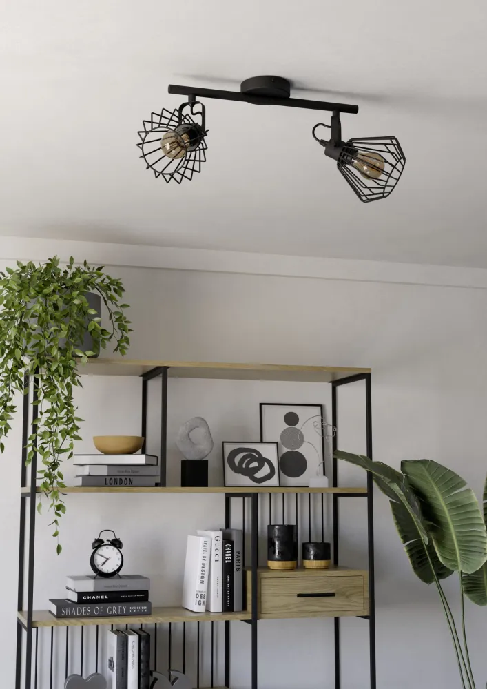 EGLO spot Tabillano - e27 - 44 cm - zwart