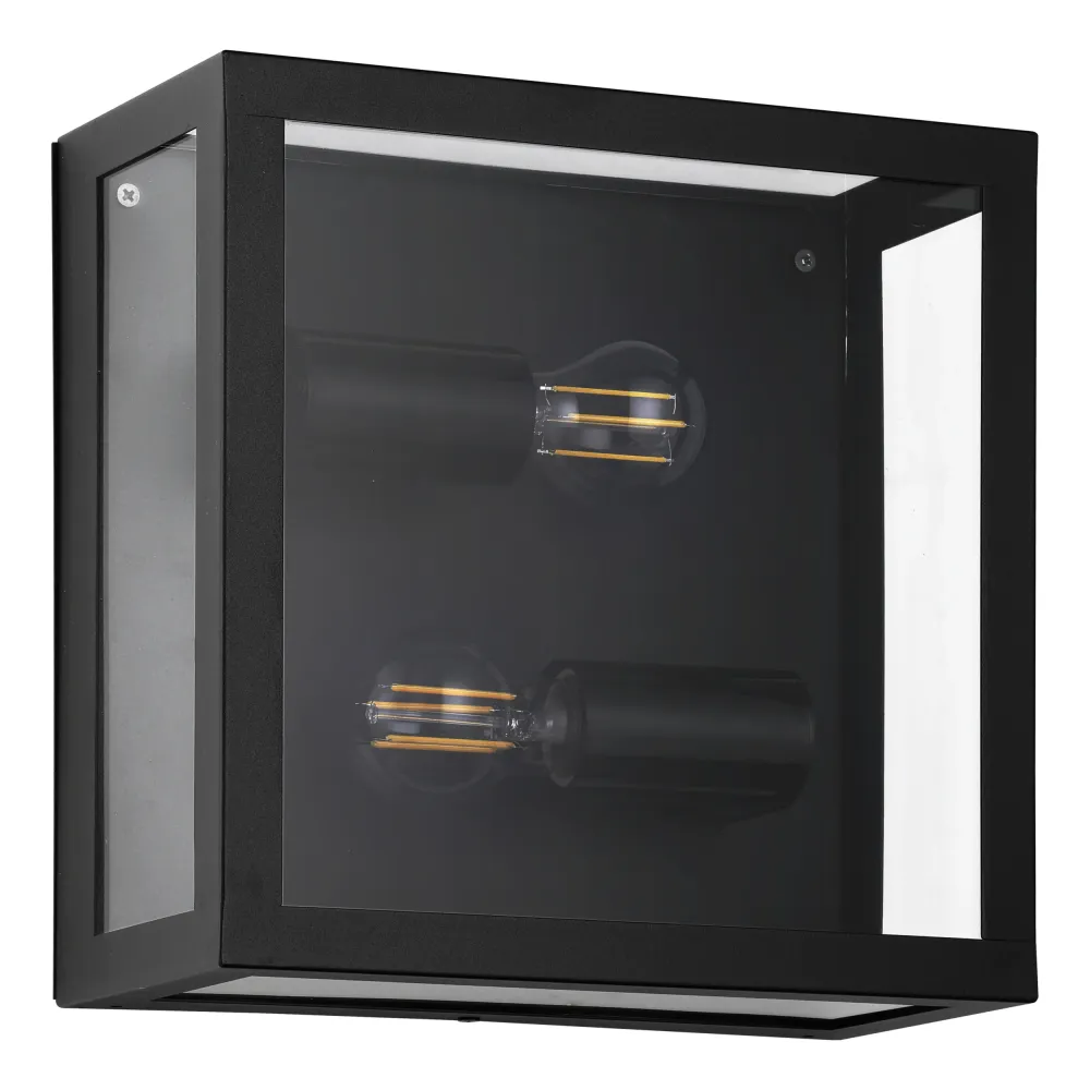 EGLO wandlamp buiten Alamonte 1 - e27 - 29 cm - zwart