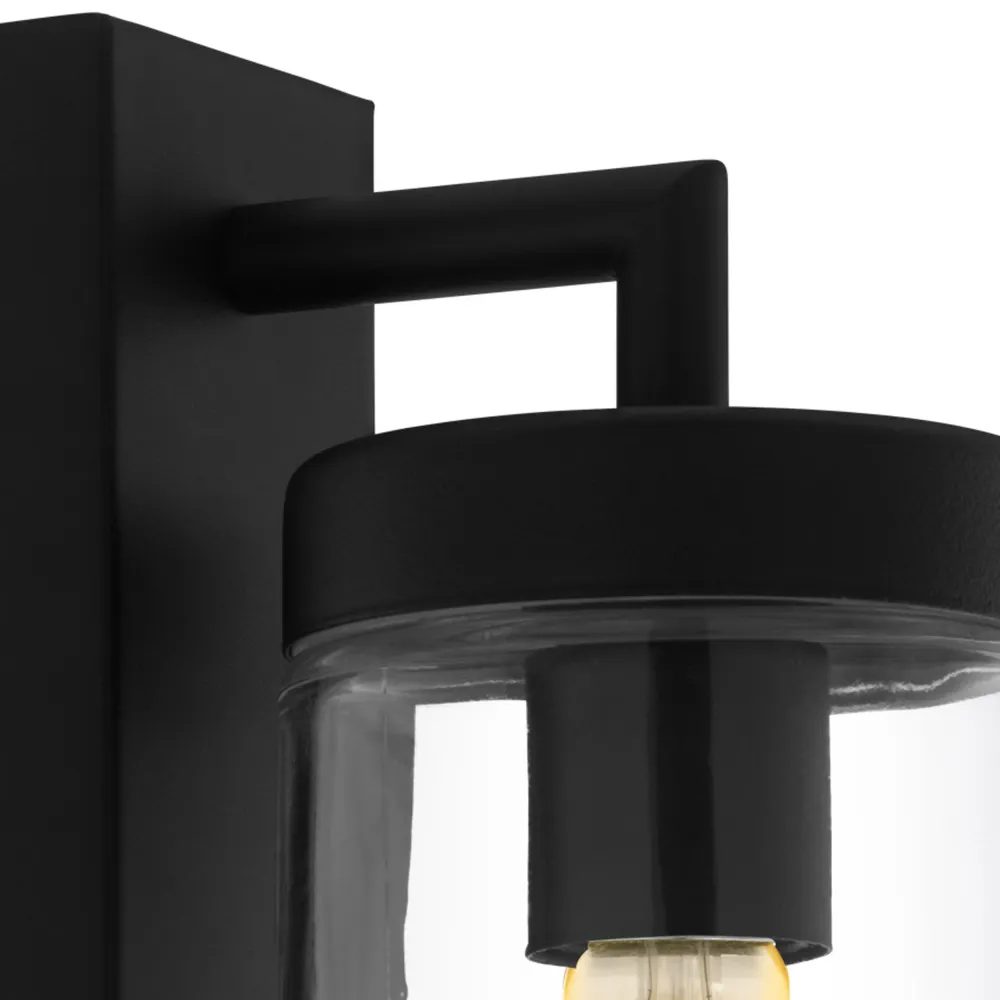 EGLO wandlamp buiten Bovolone - e27 - 34 cm - zwart