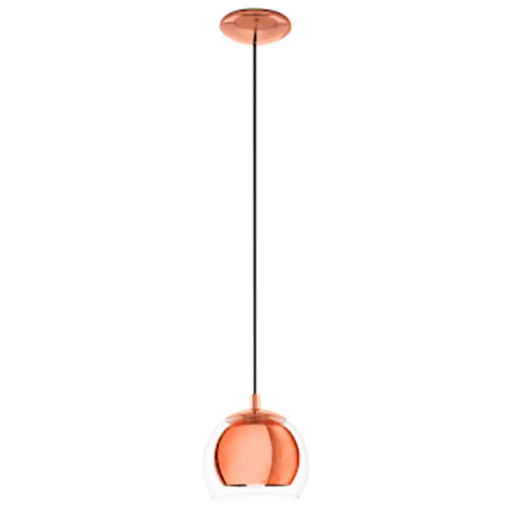 LUMINARIO COLGANTE ROCAMAR COBRE 127V E26 (NO INCLUIDO) EGLO