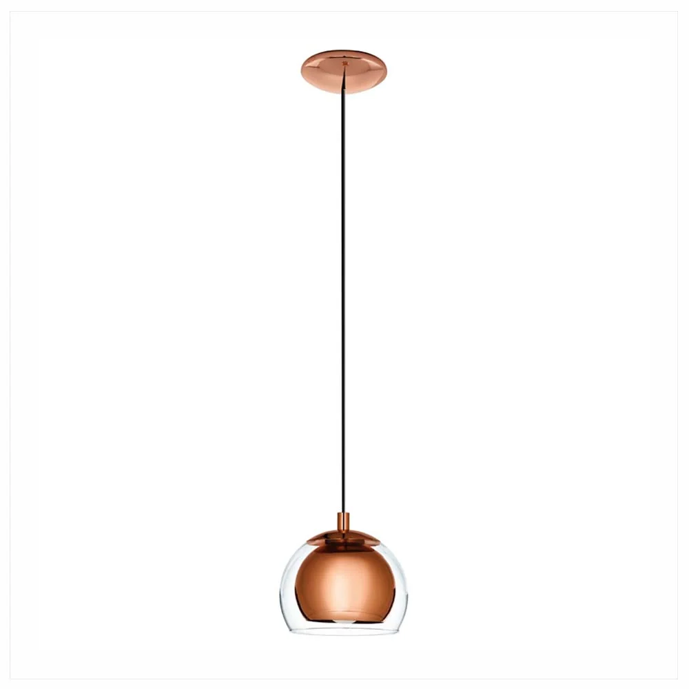 LUMINARIO COLGANTE ROCAMAR COBRE 127V E26 (NO INCLUIDO) EGLO