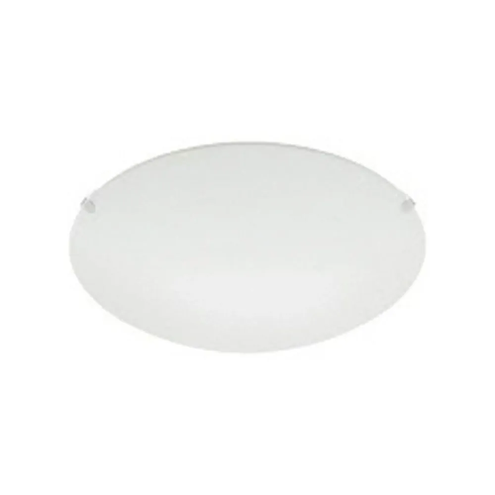 LUMINARIO DE MURO EGLO MARS BASE E26 DE 60W CRISTAL SATINADO BLANCO