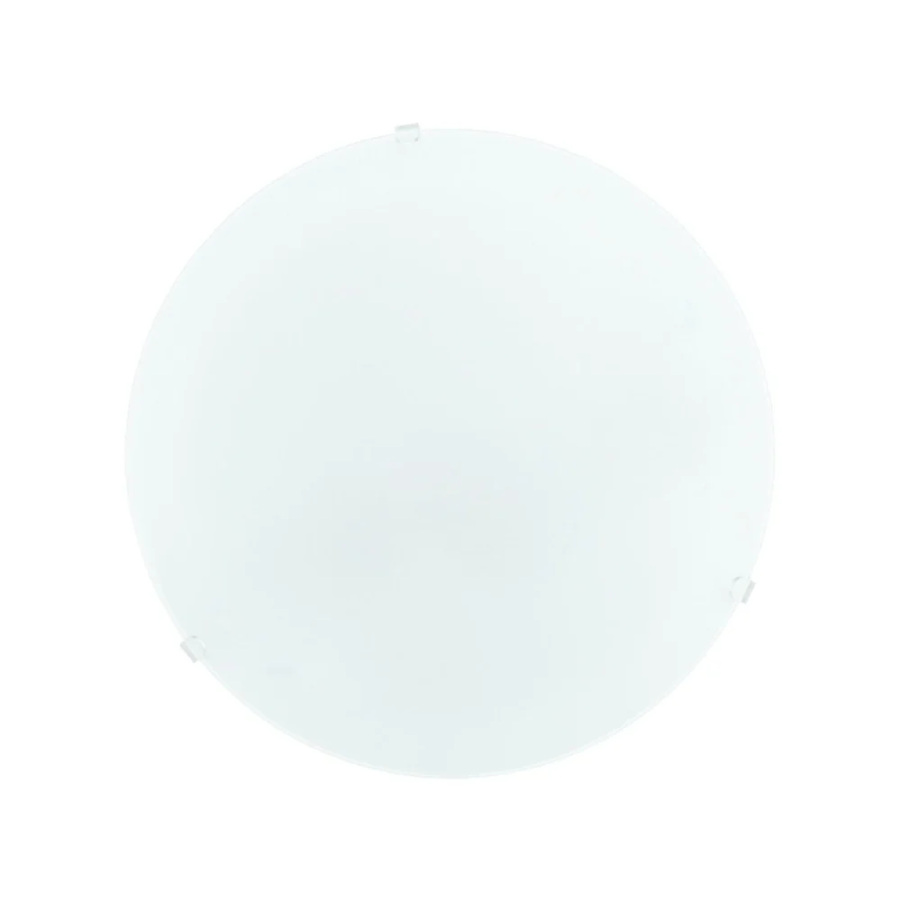 LUMINARIO DE MURO EGLO MARS BASE E26 DE 60W CRISTAL SATINADO BLANCO