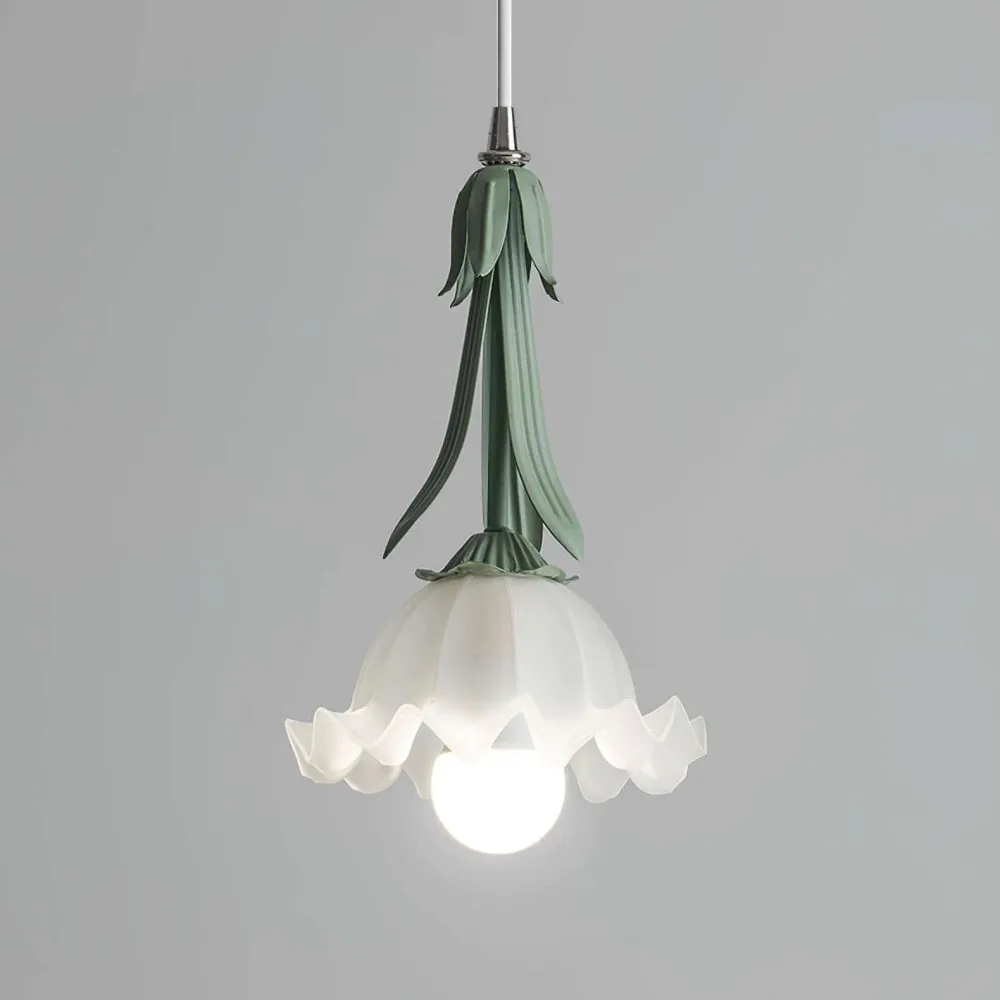 Elegante Hanglamp met Bloemendesign