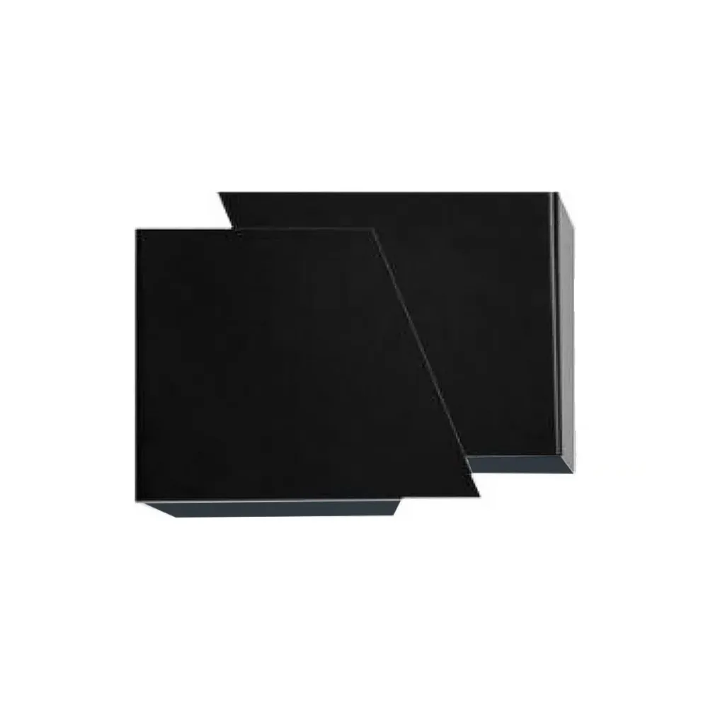 Emibig wandlamp Frost - 1 lichts - 15 x 13 cm - zwart