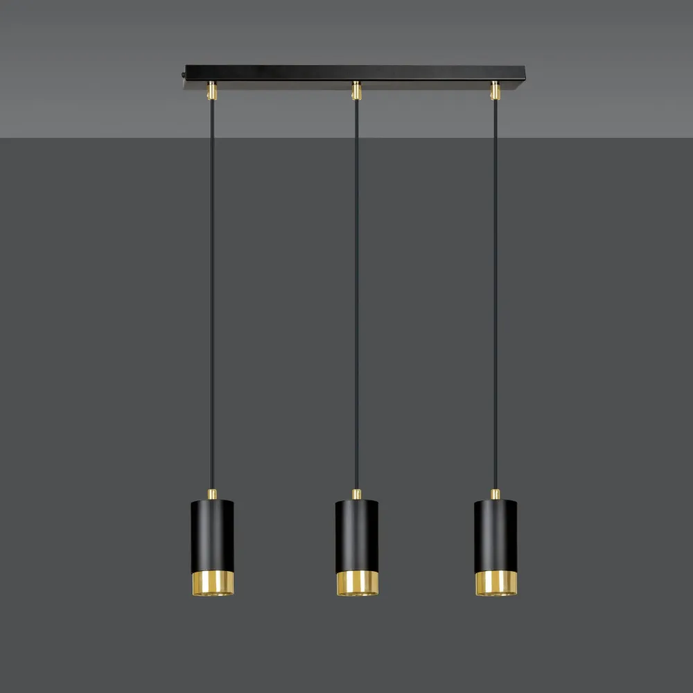 3-lichts hanglamp Kumiko Emibig Lighting