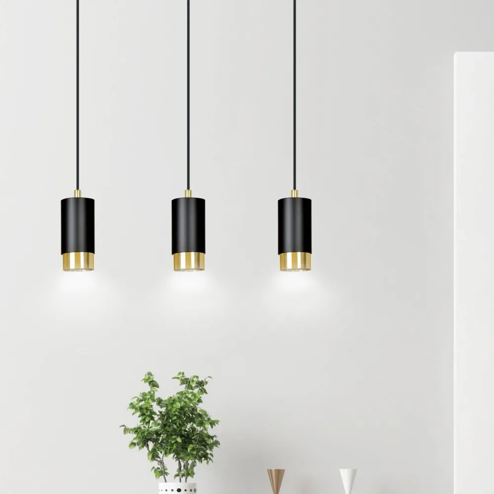 3-lichts hanglamp Kumiko Emibig Lighting
