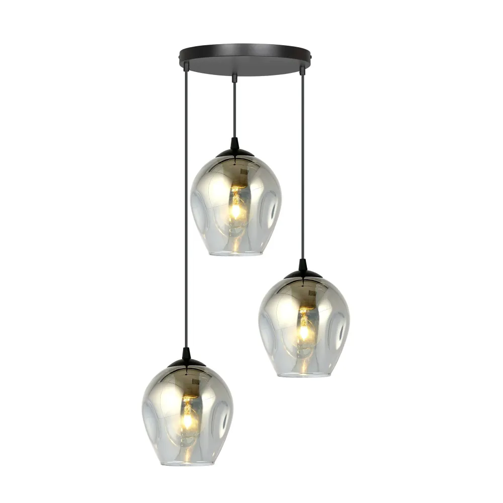 3-lichts hanglamp Noah Emibig Lighting