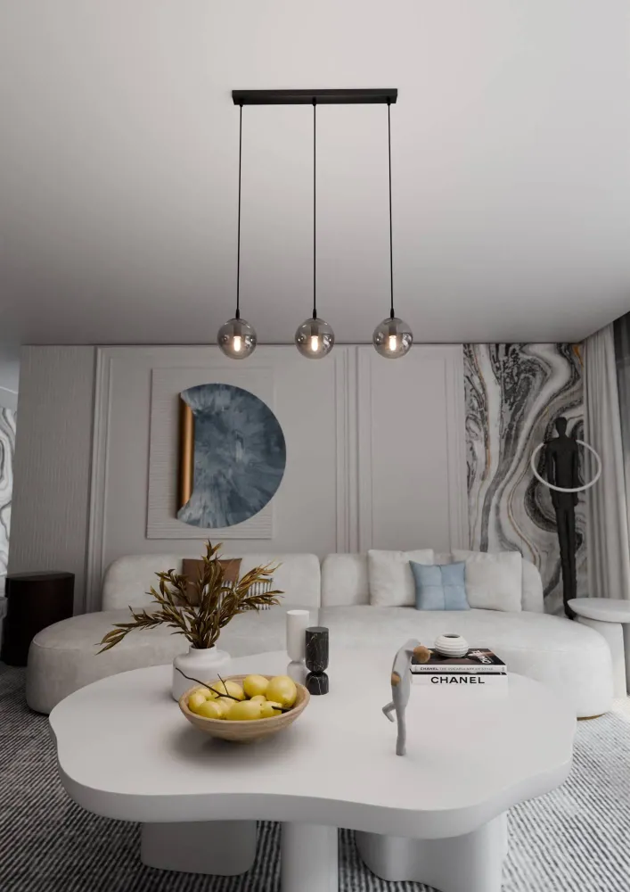 3-lichts hanglamp Wanda Emibig Lighting