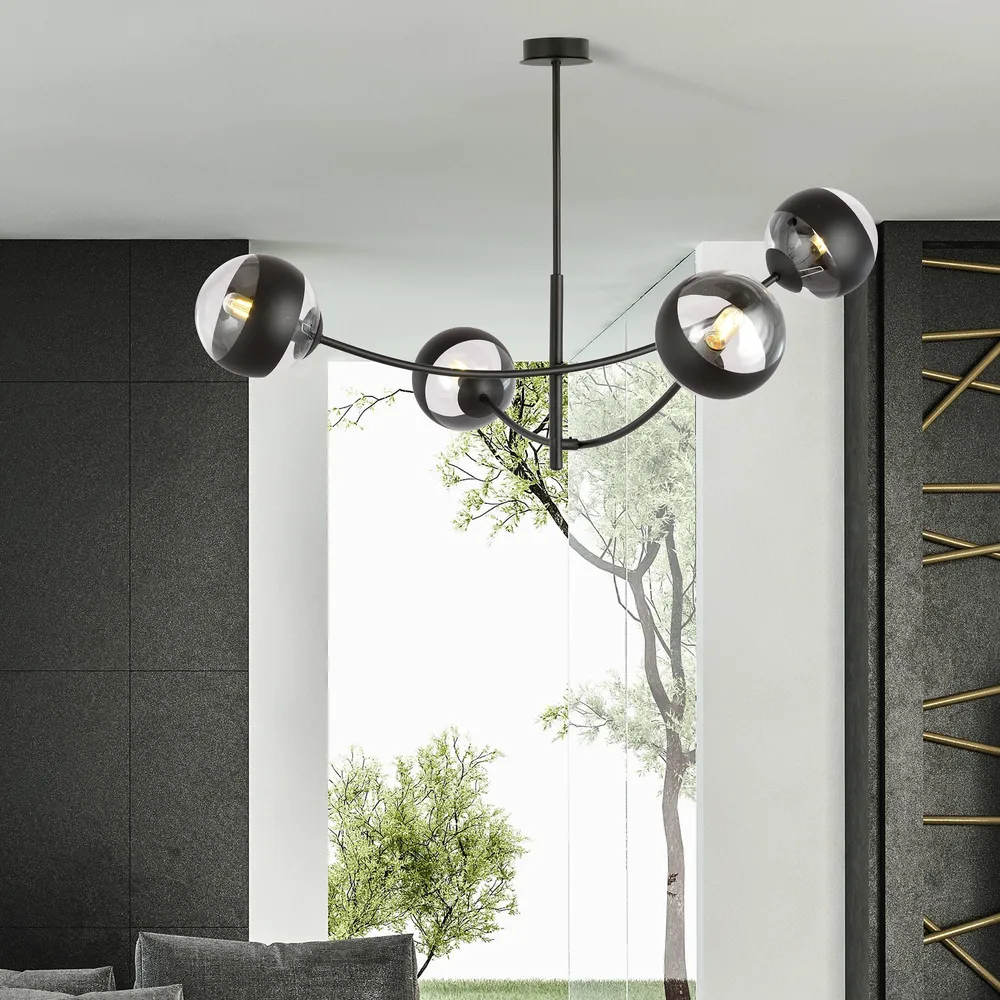 4-lichts plafondlamp Dale Emibig Lighting