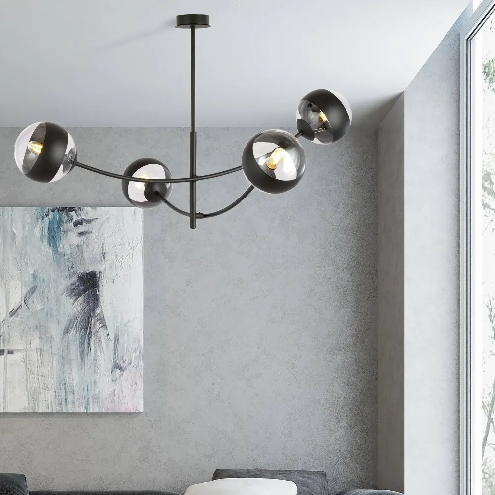 4-lichts plafondlamp Dale Emibig Lighting