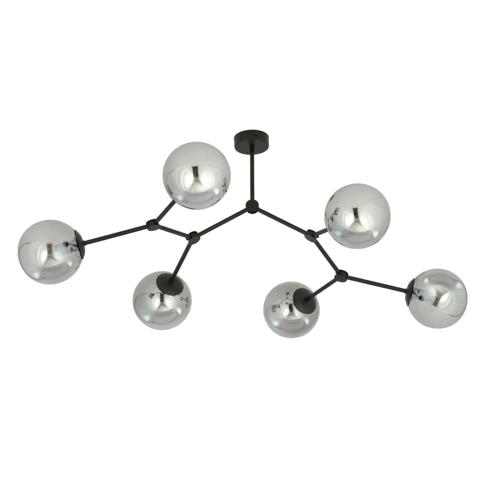 6-lichts pafondlamp Stratos Emibig Lighting