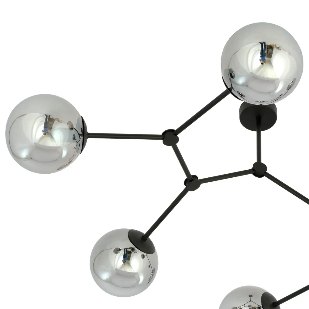 6-lichts pafondlamp Stratos Emibig Lighting
