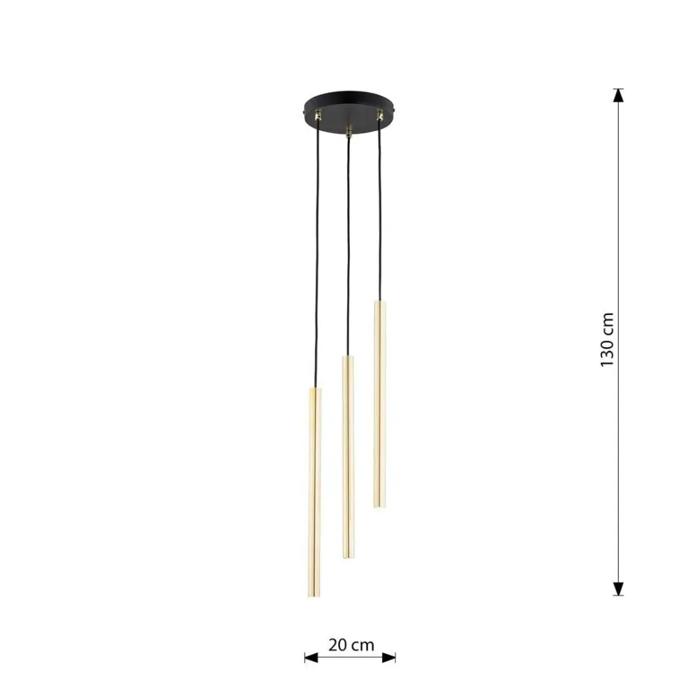 Hanglamp Selter 3-lichts Emibig Lighting