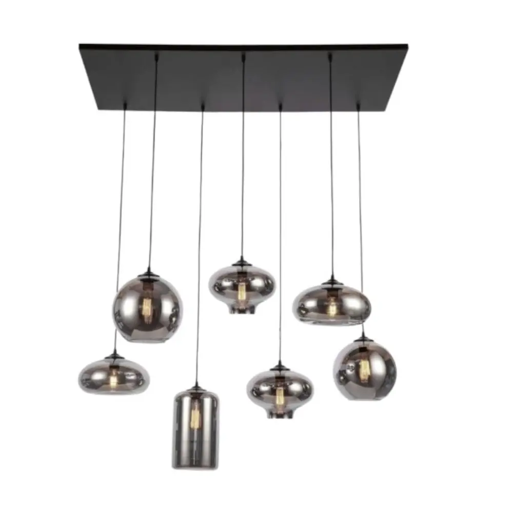 Hanglamp - Remix 7(Smoking Glass) Eric Kuster Style